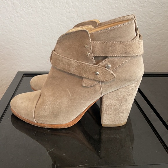 Rag and Bone Harrow Booties in Taupe Suede - Picture 6 of 11